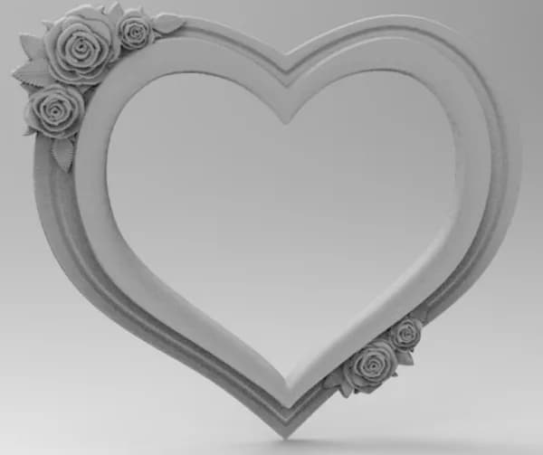 Ornate CNC Mirror Frame
