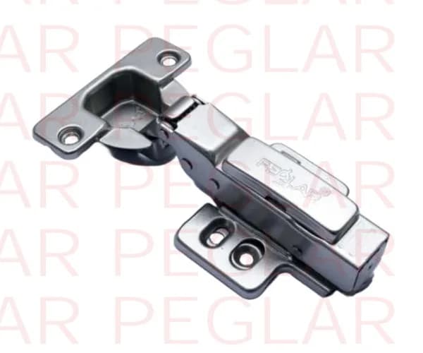 Soft close 3D hydraulic cabinet hinge