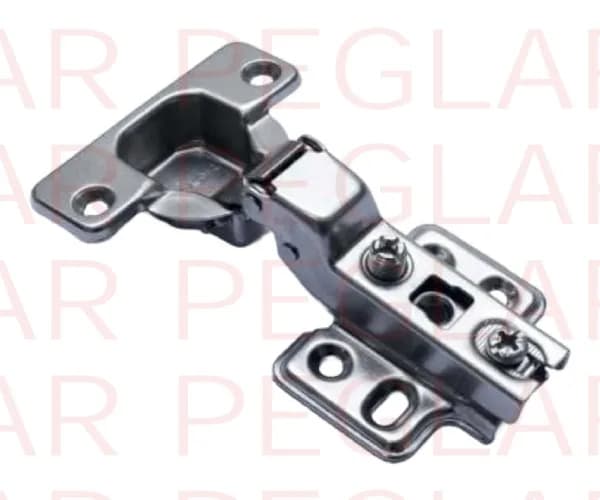 Stainless steel auto-close concealed cabinet hinge