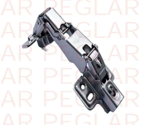 Glass door soft close hinge fitting
