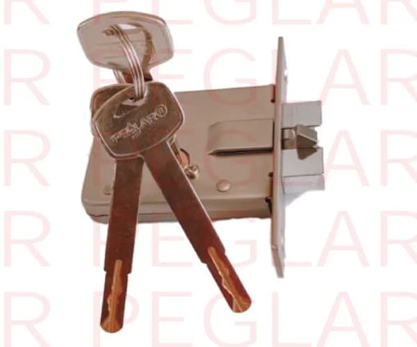 Stainless steel cylindrical door lock handle set