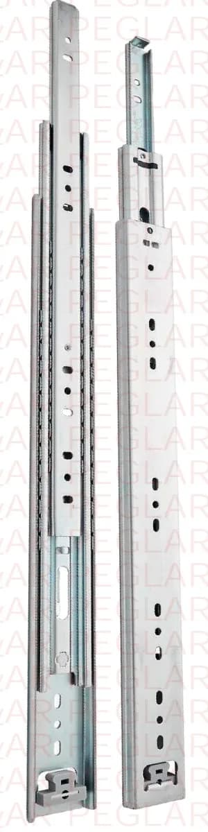 Push-to-open touch release telescopic drawer slide