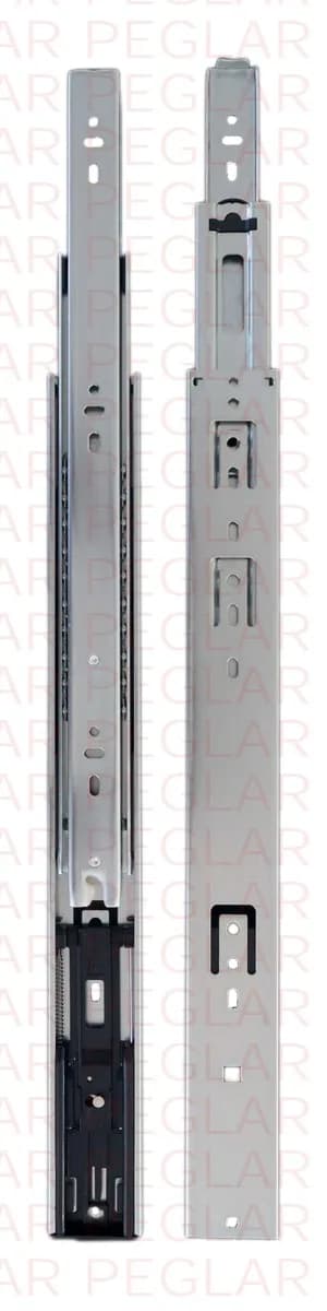 Slim tandem box soft close drawer slide system