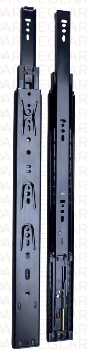 Heavy load capacity pantry telescopic slide system