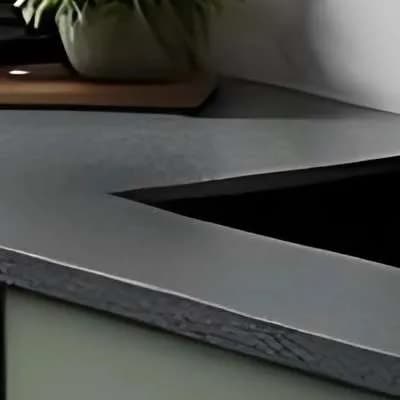 White quartz countertop slab sample for kitchens