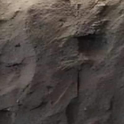 Textured grey PU stone panel sample, code PU 203