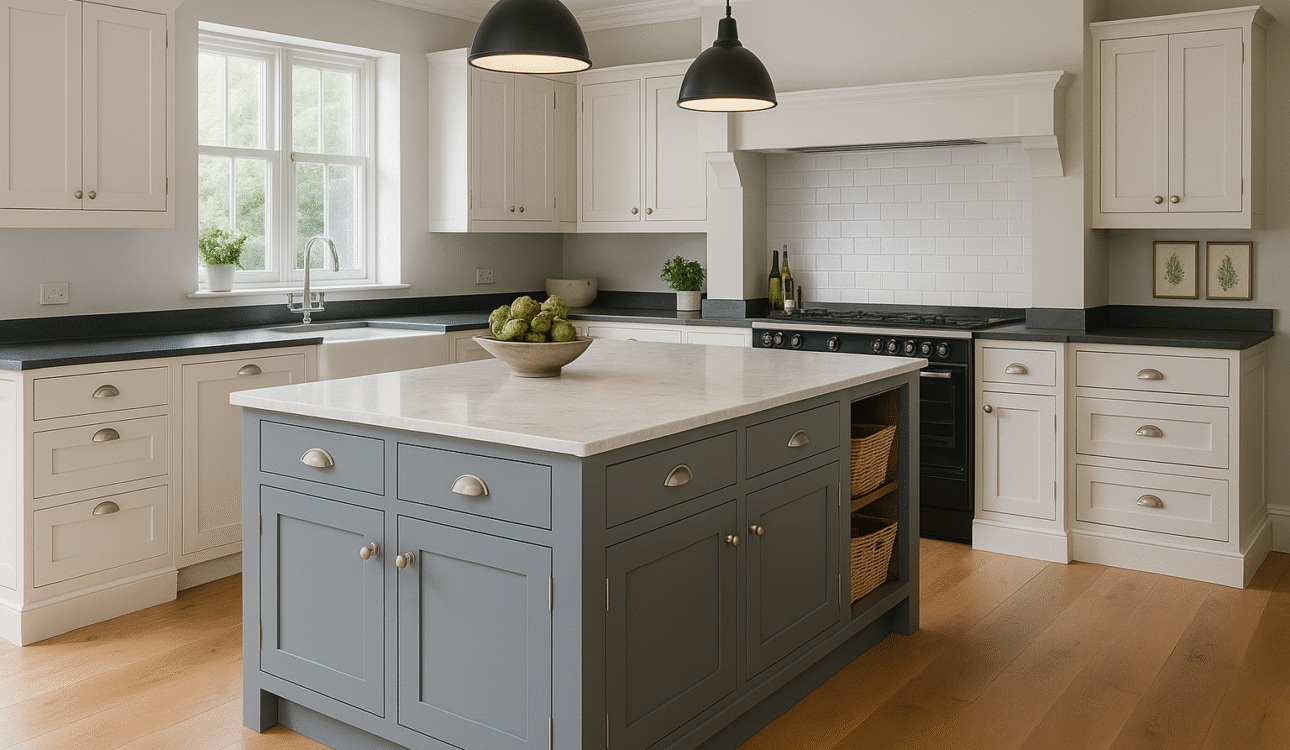 A Stunning Classic Shaker Kitchen In Halesowe