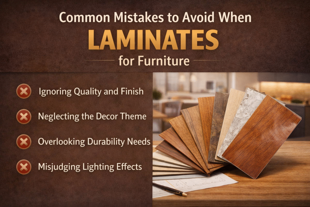 Common Mistakes to Avoid When Selecting Laminates for Furniture