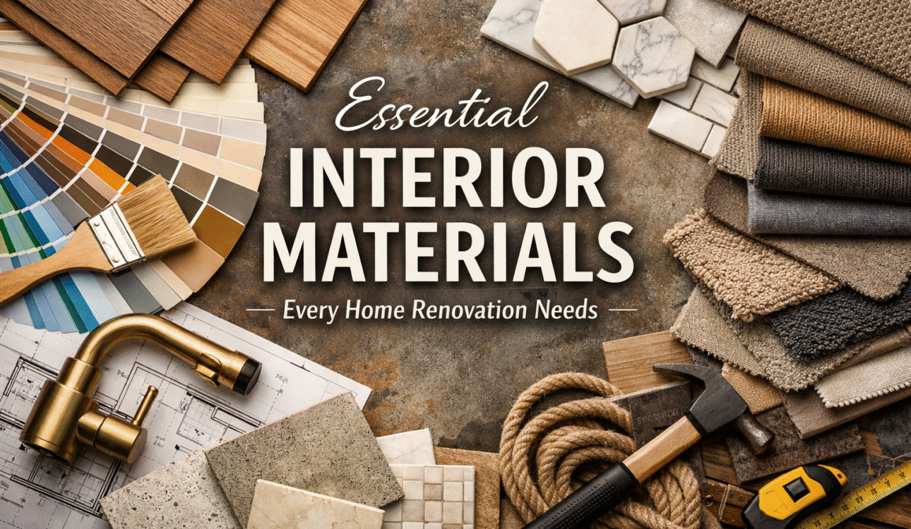 Essential Interior Materials Every Home Renovation Needs 1 Essential Interior Materials Every Home Renovation Needs