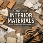 Essential Interior Materials Every Home Renovation Needs
