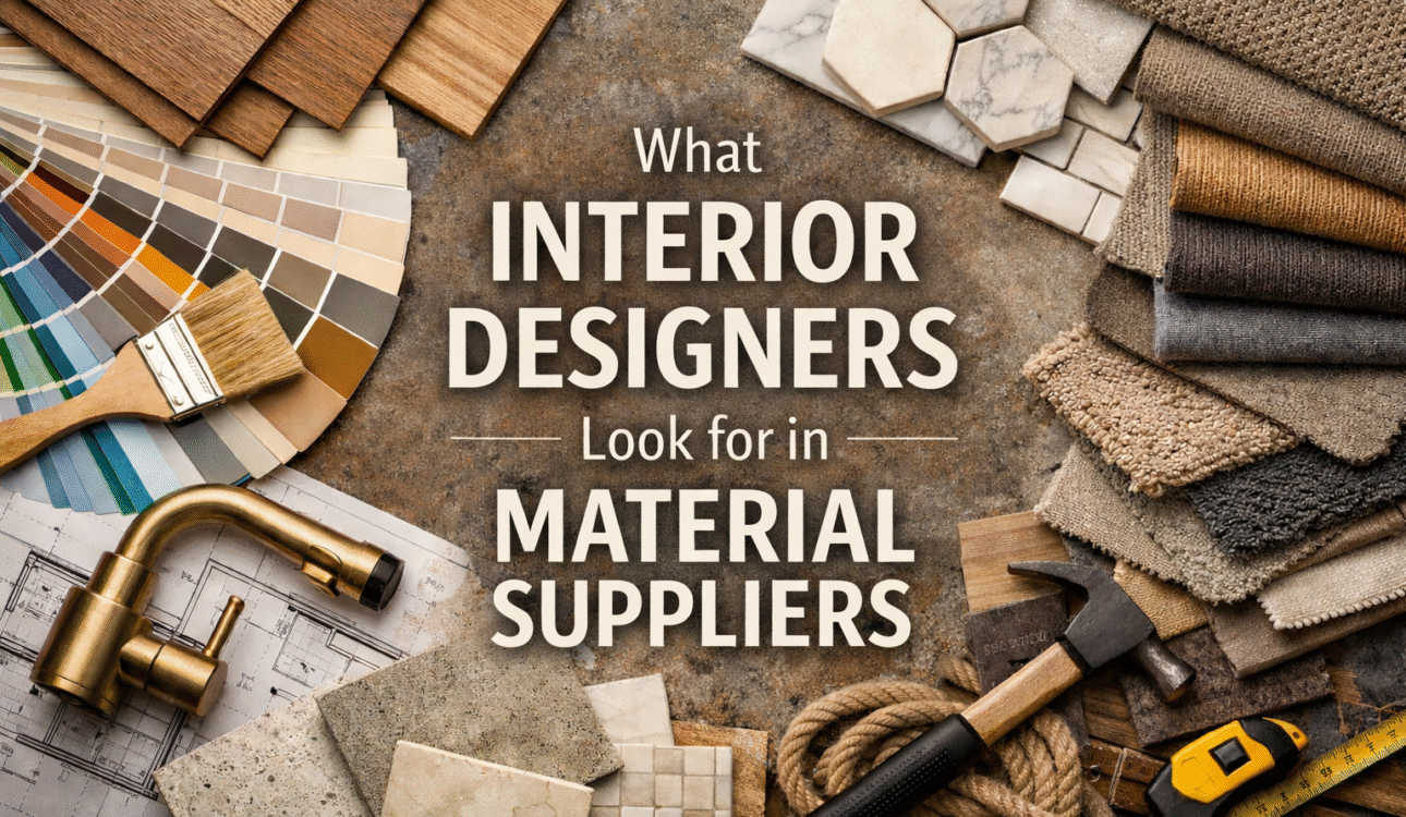 What Interior Designers Look for in Material Suppliers 2 What Interior Designers Look for in Material Suppliers