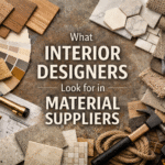 What Interior Designers Look for in Material Suppliers