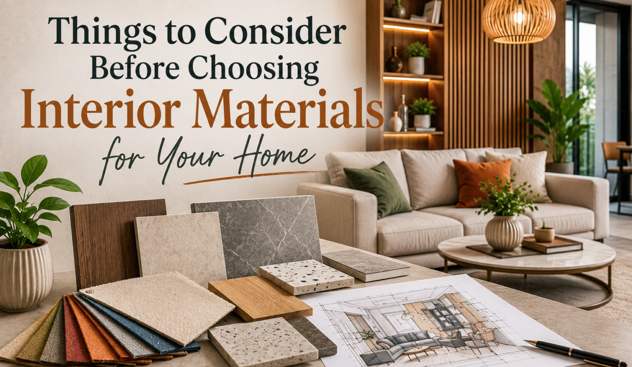 Things to Consider Before Choosing Interior Materials for Your Home 14 Things to Consider Before Choosing Interior Materials for Your Home